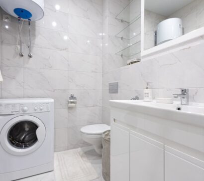 Trockener Waschtrockner im Bad: Feuchte, Gerüche und Lautstärke in 4 bis 8 m2 sicher in den Griff bekommen