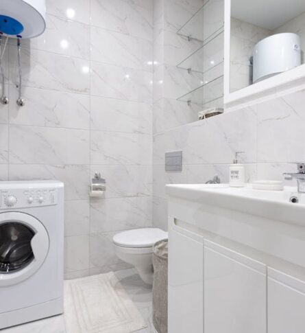 Trockener Waschtrockner im Bad: Feuchte, Gerüche und Lautstärke in 4 bis 8 m2 sicher in den Griff bekommen