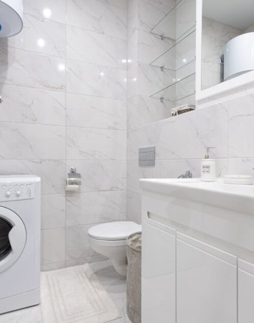 Trockener Waschtrockner im Bad: Feuchte, Gerüche und Lautstärke in 4 bis 8 m2 sicher in den Griff bekommen