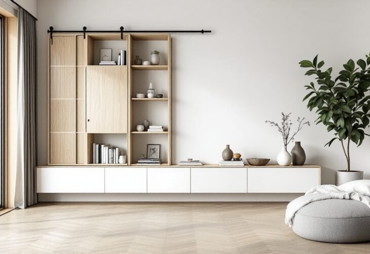 Regal mit Schiebetüren: Stauraum, Planung und Kosten für Flur, Wohnzimmer und Schlafzimmer 2026
